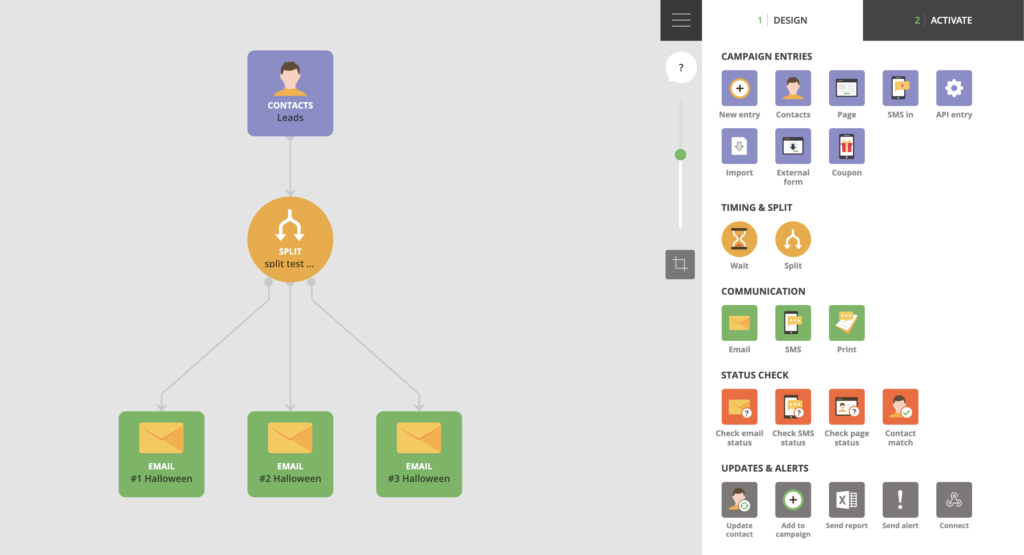 A/B test emails in Loopify.