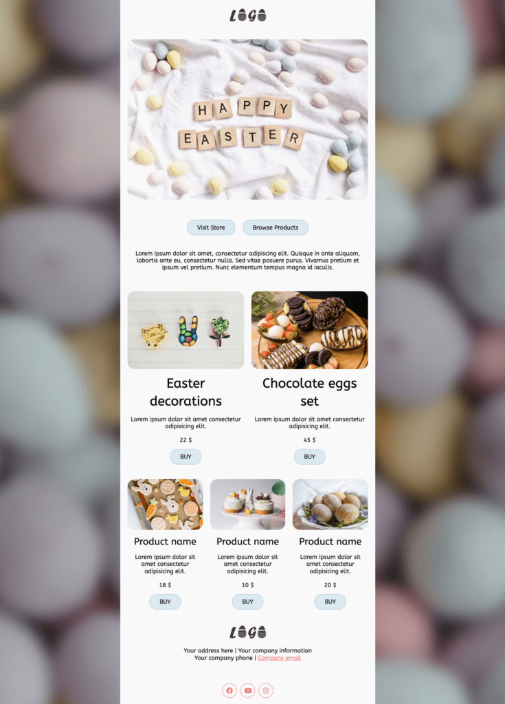 Loopfy Easter template 1.