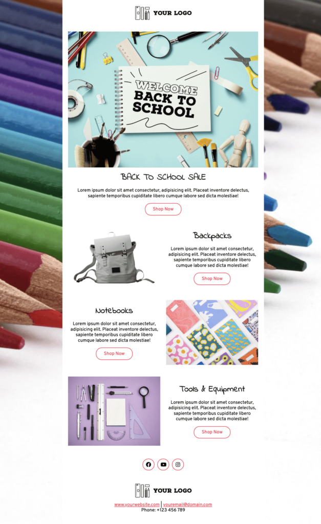 Loopfy back-to-school template 3.